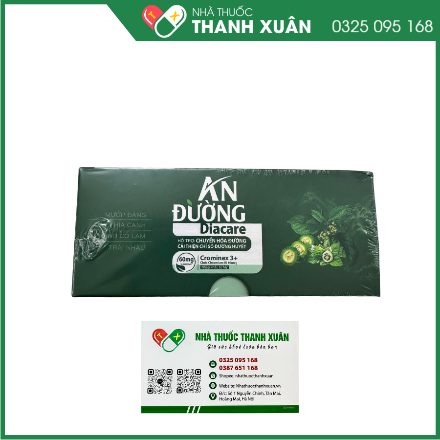 An đường Diacare hỗ trợ cải thiện chỉ số đường huyết